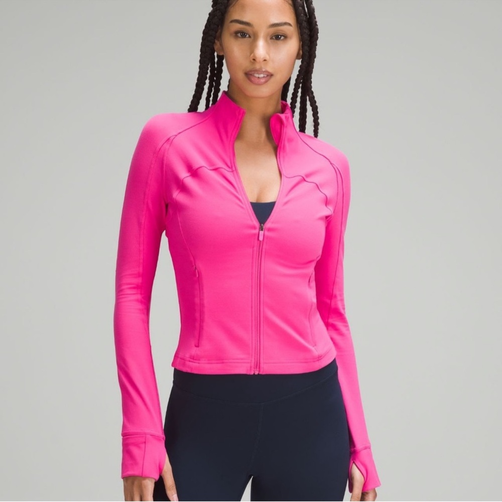 NWT Sold Out Lululemon Sonic Pink Cropped Define Jacket Size:6